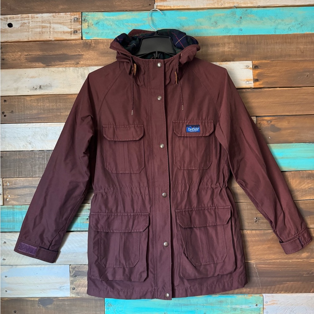 Penfield Kasson 60/40 Mountain Parka - Maroon/Burgundy | Size S